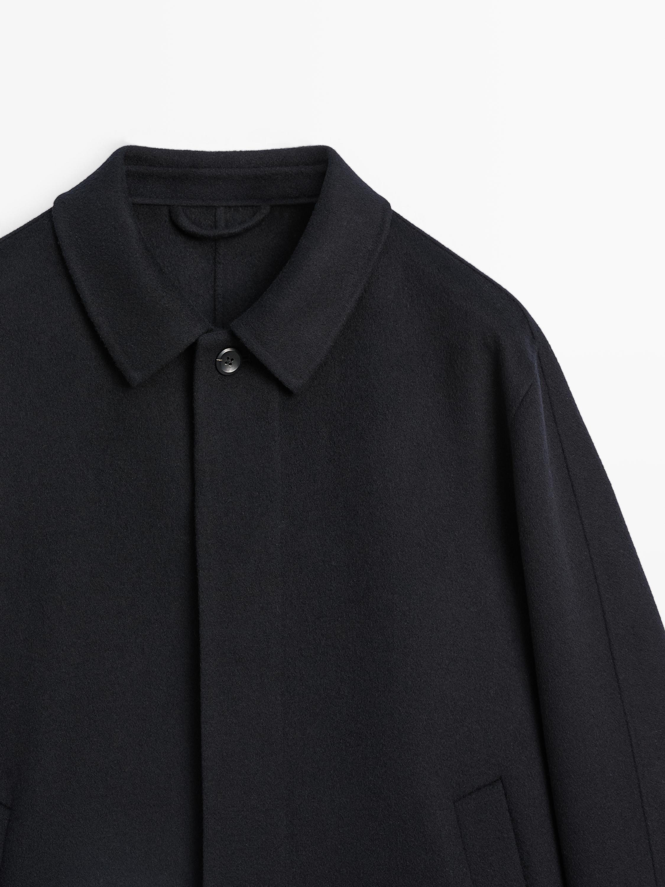 Manteau double en laine mélangée